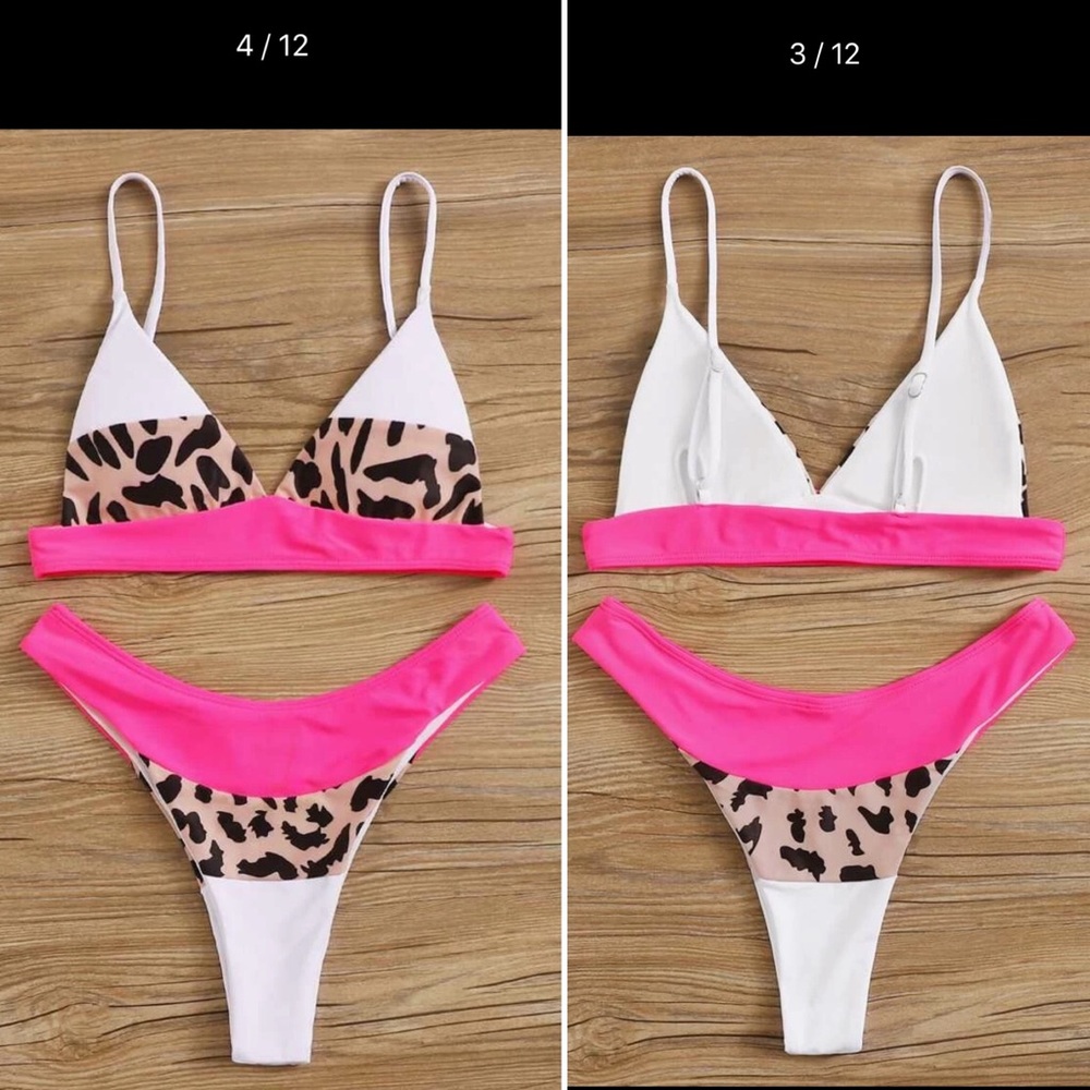 New! Adriana safari neon swim NWT - Picture 3 of 4